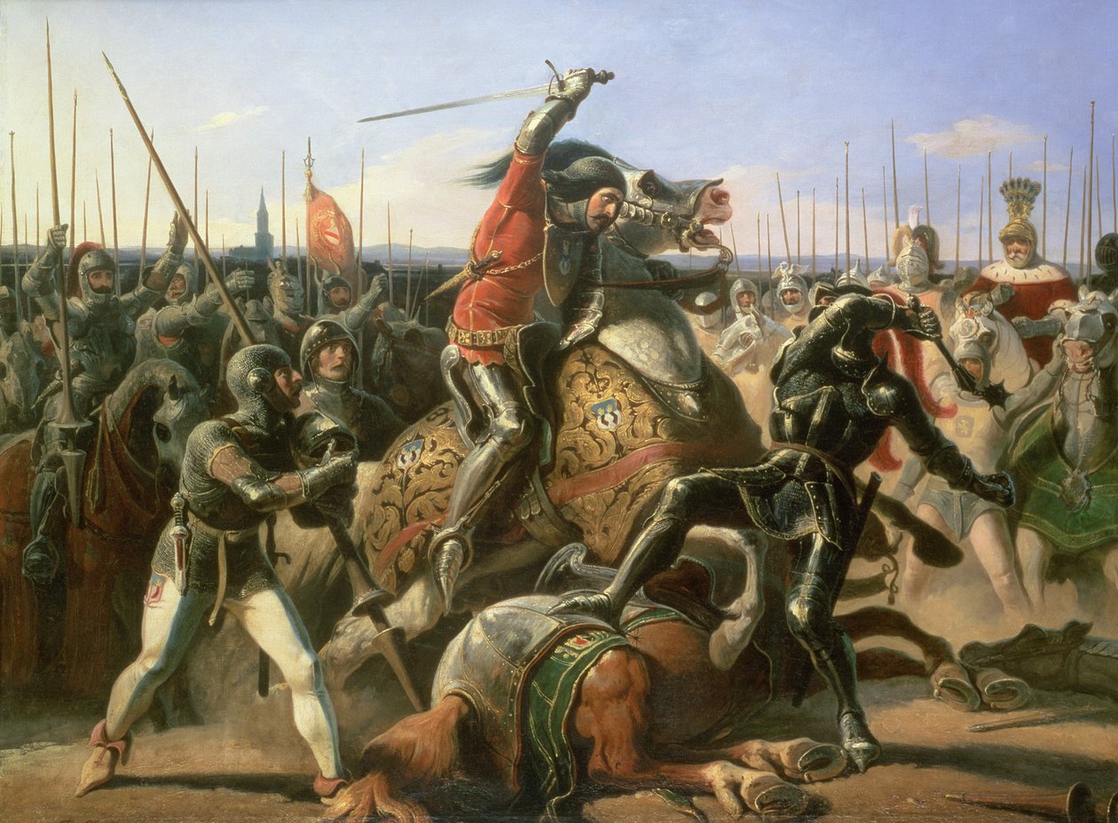 دوق فريدلاند (1583-1634) على شحنة والينشتاين 1632 ، 1839 بواسطة فيودور ديتز