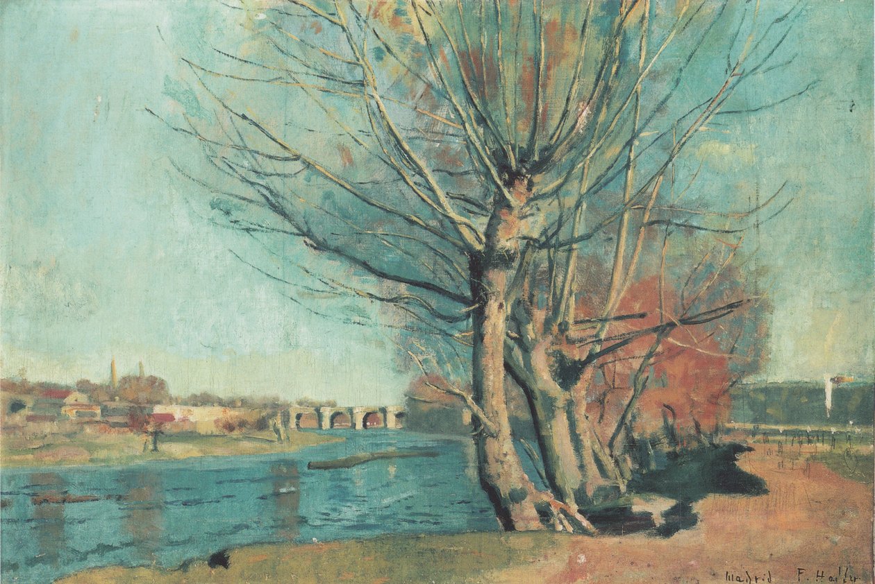 Am Ufer des Manzanares بواسطة فرديناند هودلر