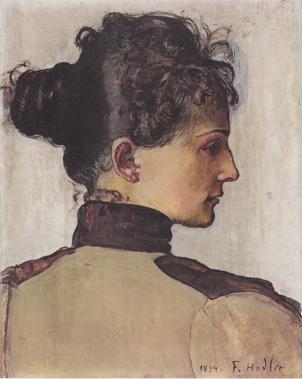 Bildnis Berthe Jacques بواسطة فرديناند هودلر