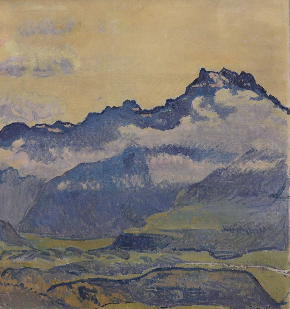 Dents-du-Midi بواسطة فرديناند هودلر