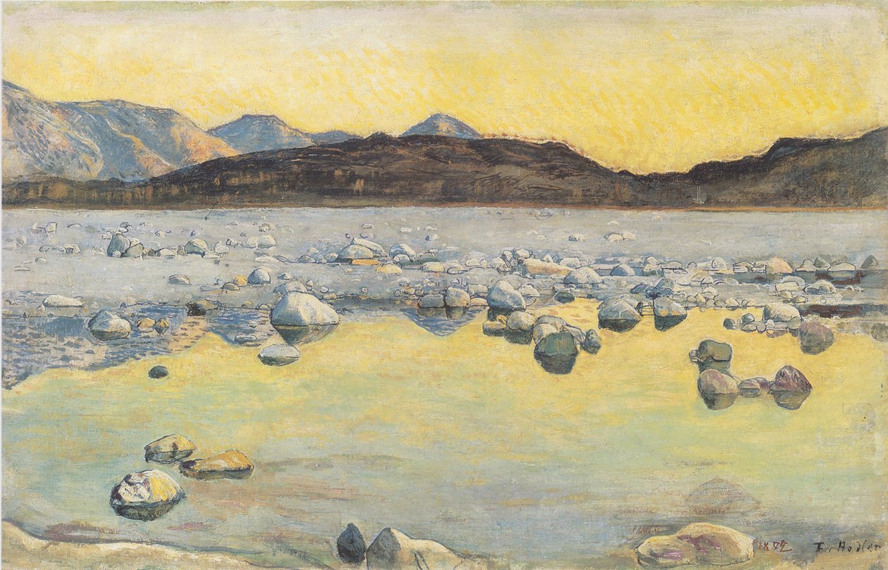 Maggia Delta قبل شروق الشمس بواسطة فرديناند هودلر