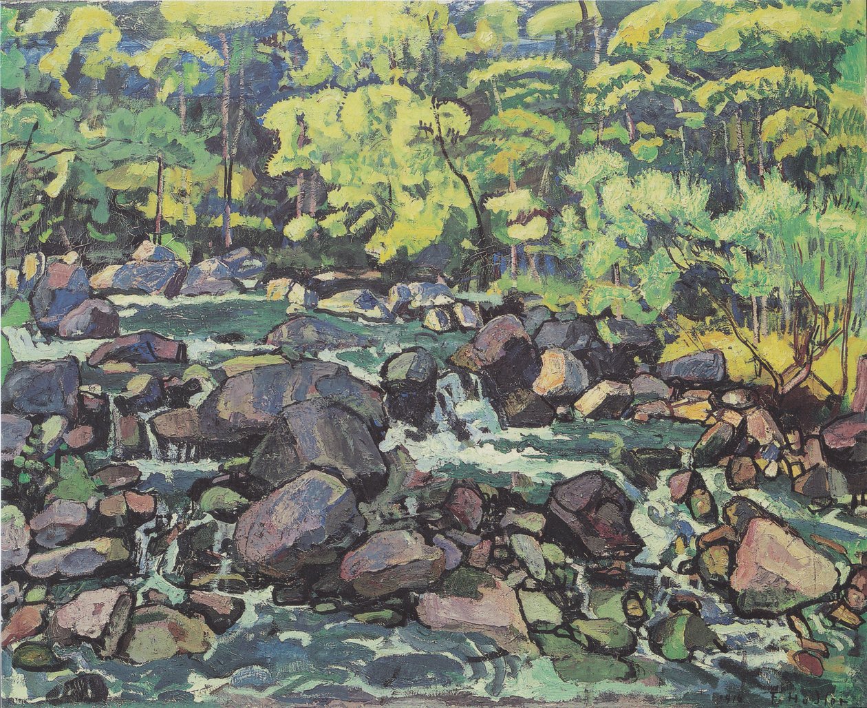 Waldbach قرب Champéry بواسطة فرديناند هودلر