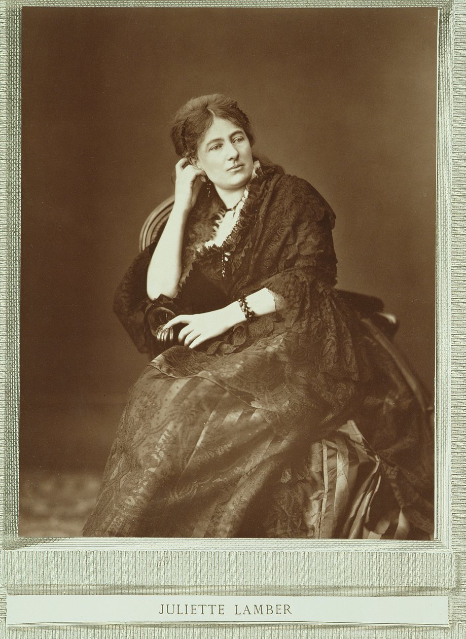 جولييت آدم ، ني لامبر (1836-1936) ، من "غاليري كونتيمبوراين" ، ج. بواسطة فرديناند مولنييه