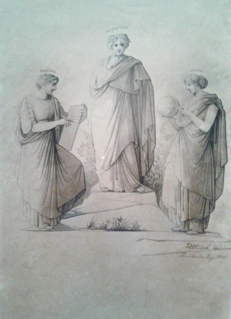 The Muses Calliope و Polyhymnia و Urania بواسطة فرديناند بيتريتش