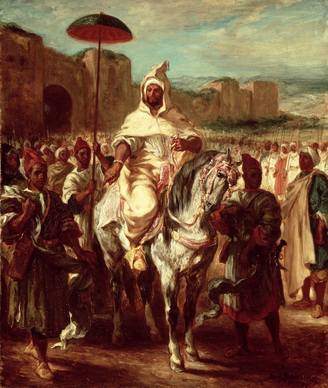 Abd Ar-Rahman, Sultan of Morocco, 1845  بواسطة فرديناند فيكتور يوجين ديلاكروا