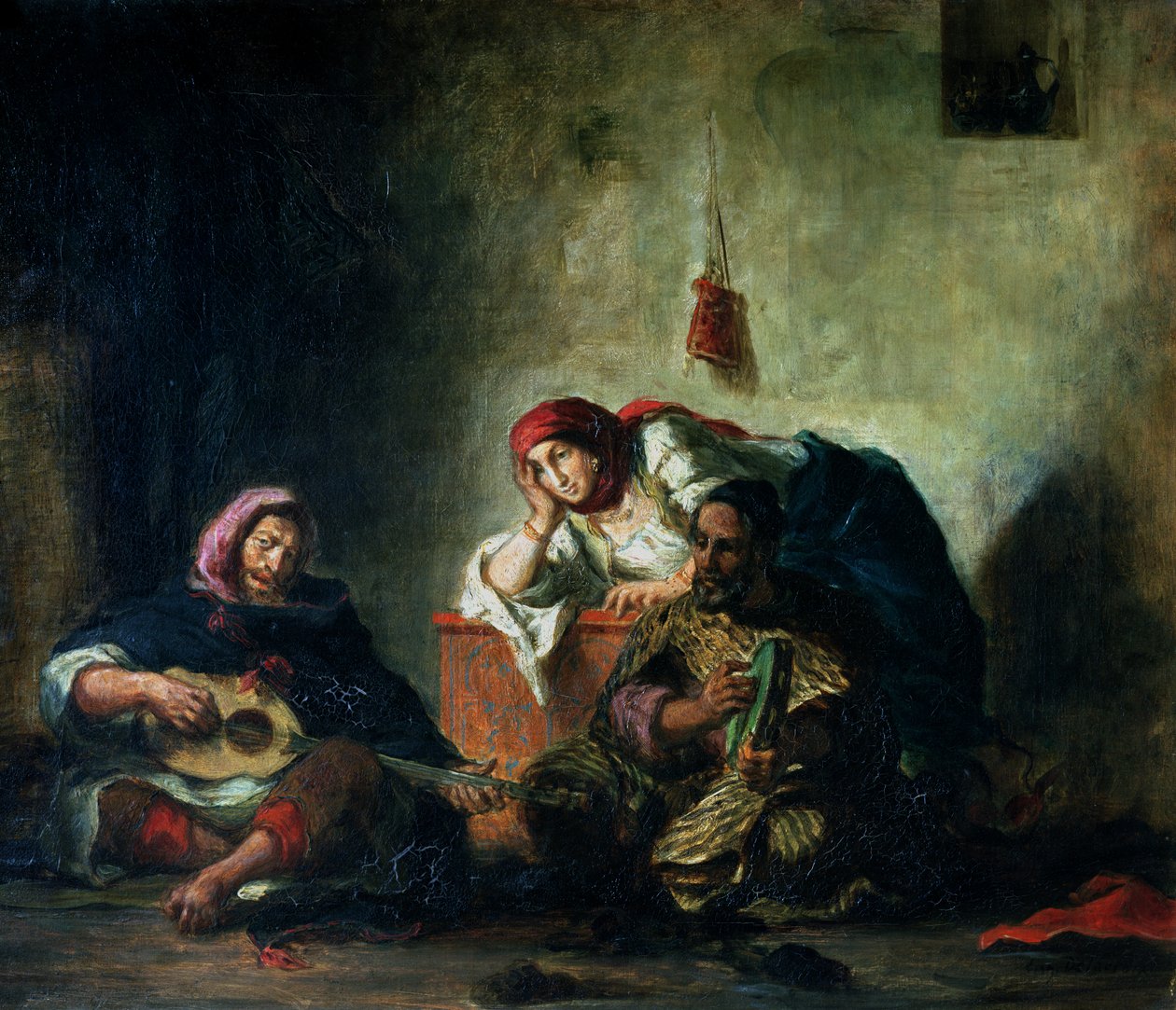 الموسيقيون اليهود في موغادور ، 1847 بواسطة فرديناند فيكتور يوجين ديلاكروا
