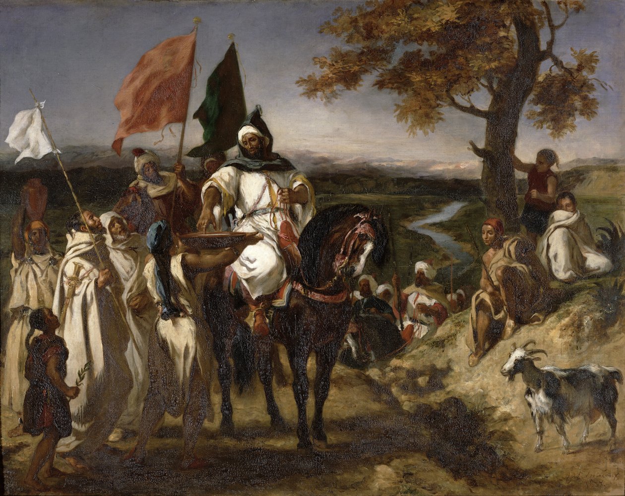 القائد المغربي 1837 بواسطة فرديناند فيكتور يوجين ديلاكروا