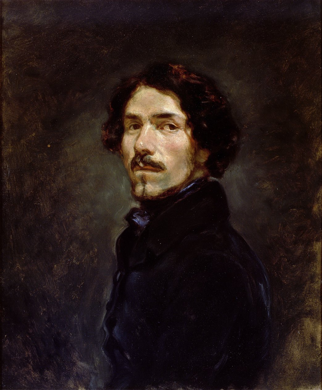 صورة شخصية ، c.1842 (انظر أيضًا 50061) بواسطة فرديناند فيكتور يوجين ديلاكروا