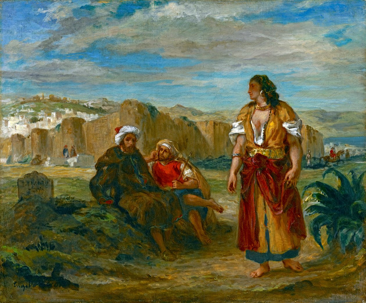 منظر لطنجة ، 1852-3 بواسطة فرديناند فيكتور يوجين ديلاكروا
