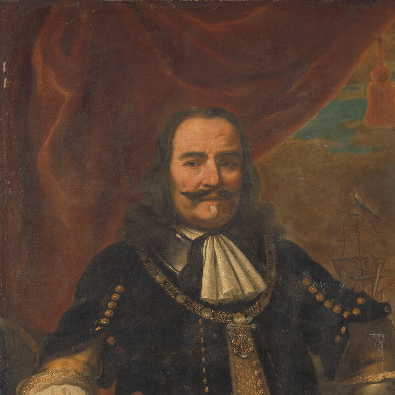 ميشيل أدريانز دي رويتر (1607-1676) ، الملازم أول أميرال بواسطة فرديناند بول (نسخ بعد)