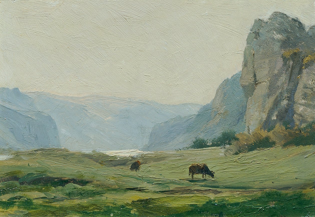 Beraun (من الحافظة "16 مشهدًا من المناظر الطبيعية التشيكية تشيسكا كراجينا") بواسطة فرديناند إنجلمولر