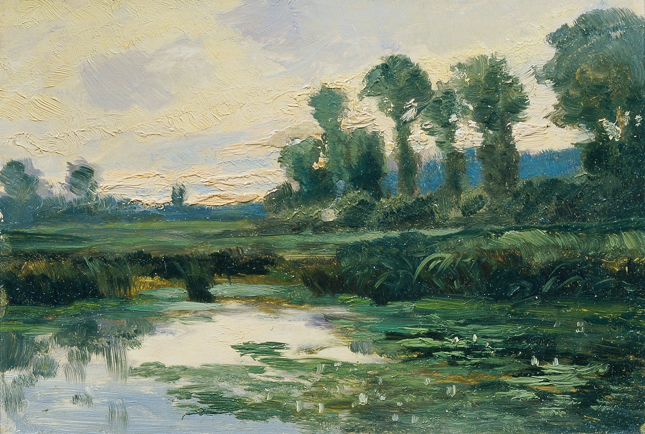 Elbeland (من الحافظة "16 مشهدًا من المناظر الطبيعية التشيكية تشيسكا كراجينا") بواسطة فرديناند إنجلمولر