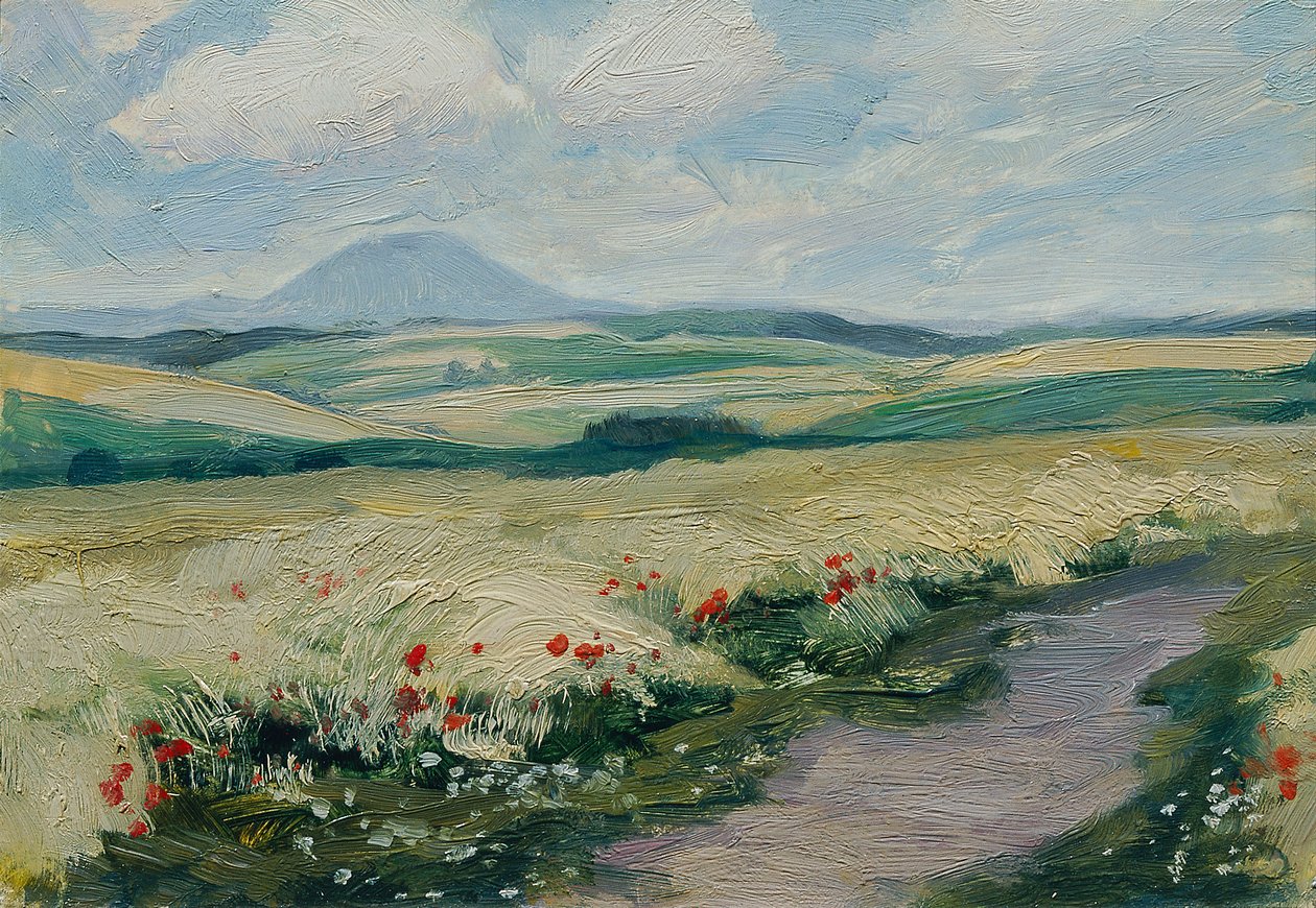 Podřipsko (من الحافظة "16 مشهدًا من المناظر الطبيعية التشيكية تشيسكا كراجينا") بواسطة فرديناند إنجلمولر