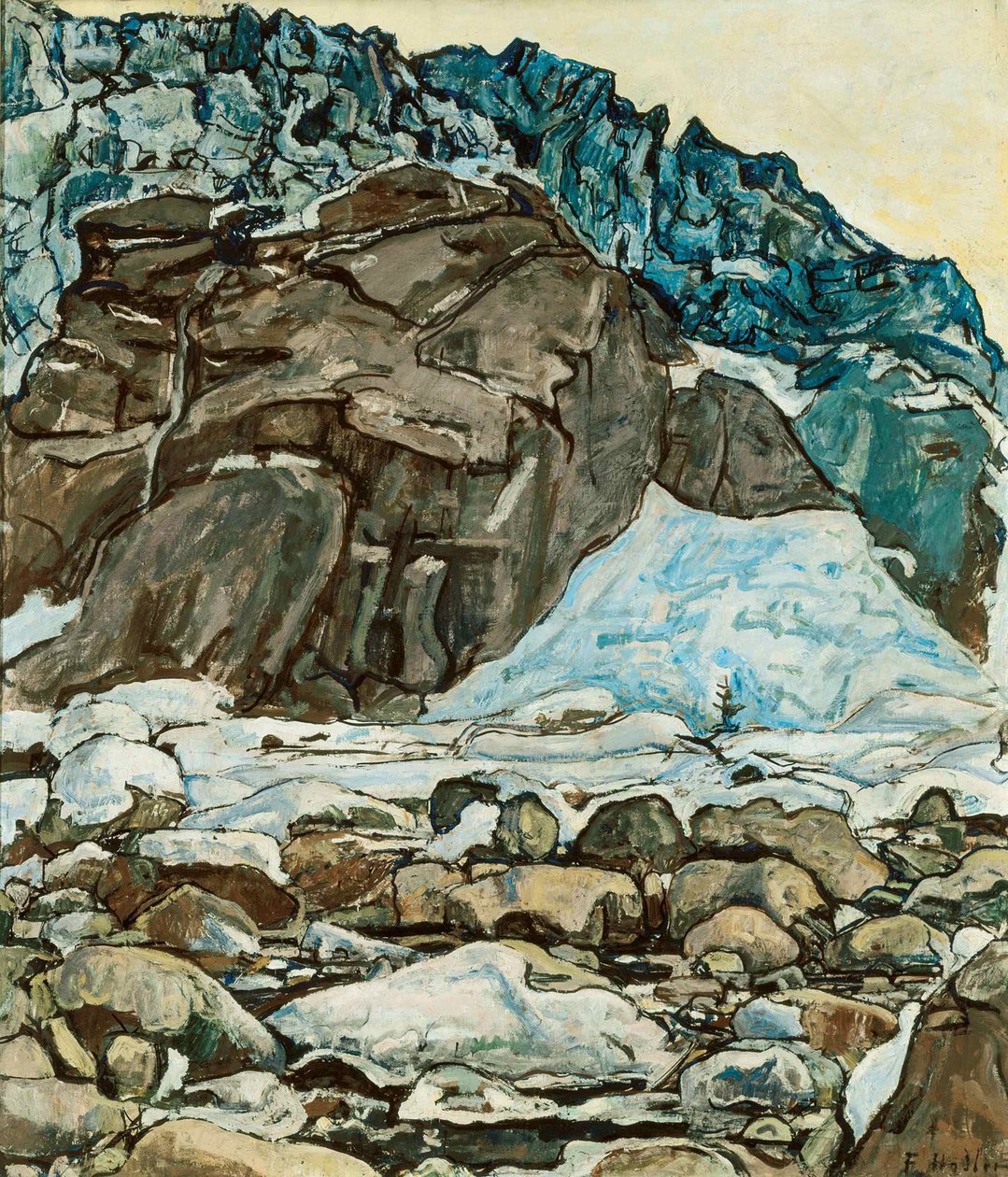 Grindelwald Glacier ، 1912. بواسطة فرديناند هودلر