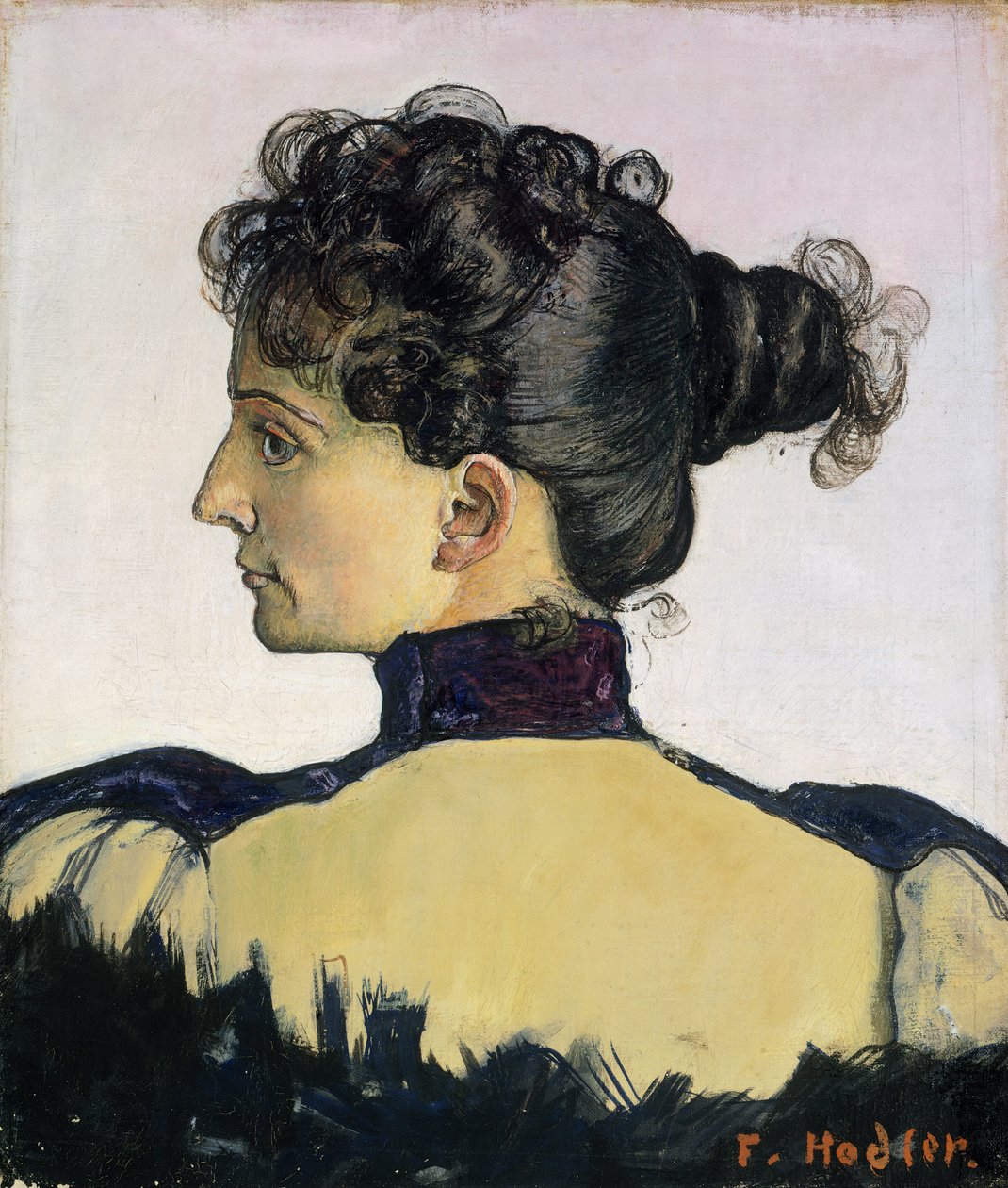 Portrait of Berthe Jacques بواسطة فرديناند هودلر