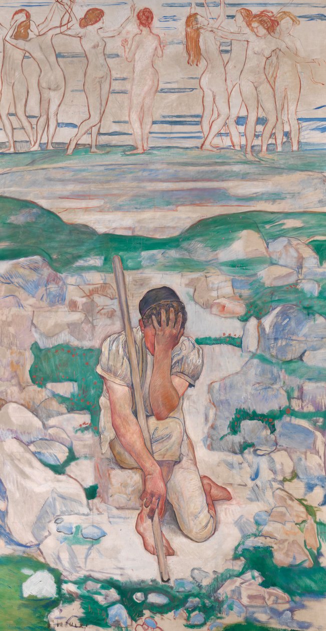 حلم الراعي حلم الراعي ، 1896. بواسطة فرديناند هودلر