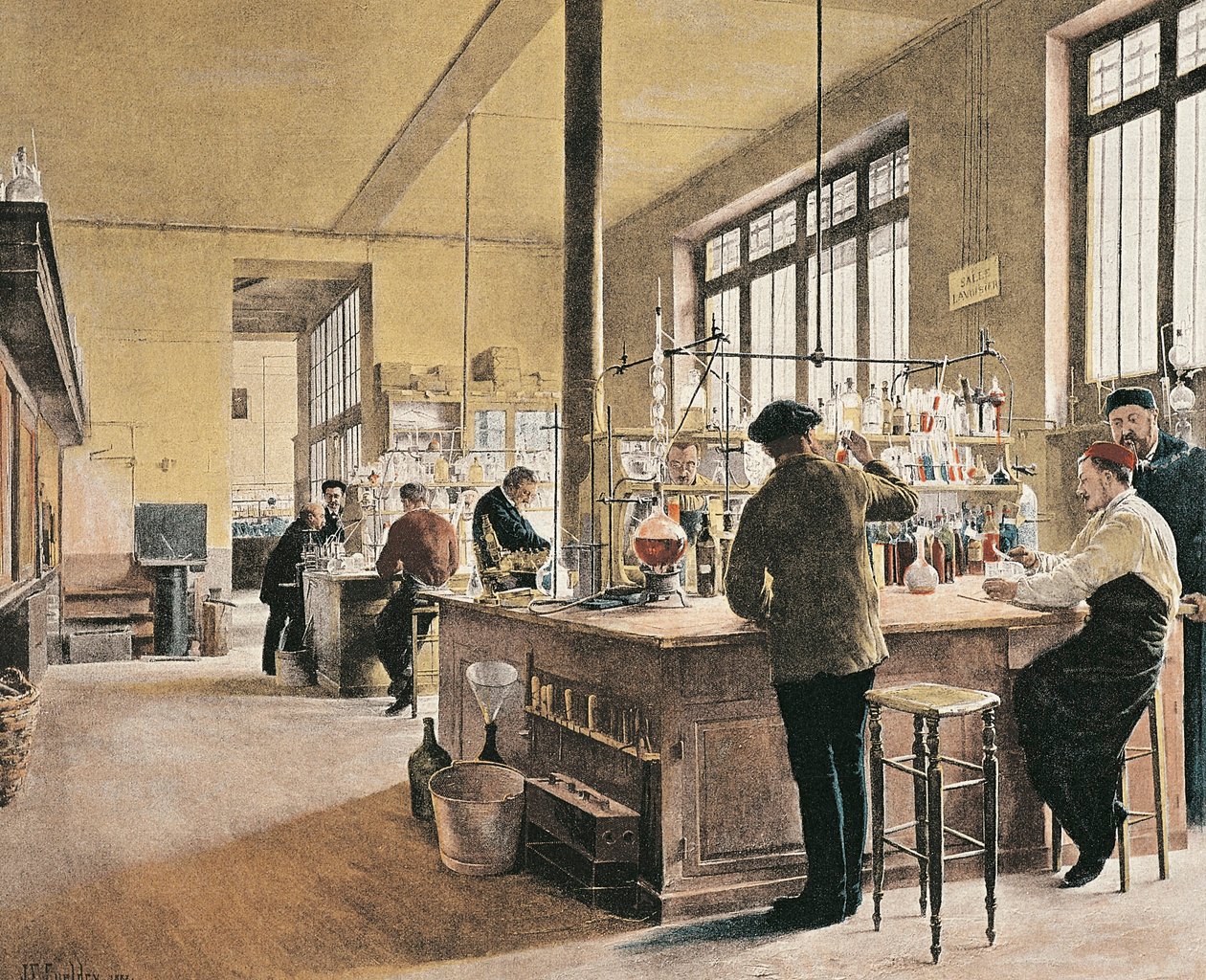 France, Paris, Municipal chemical laboratory in Paris بواسطة فرديناند جوزيف جويلدري