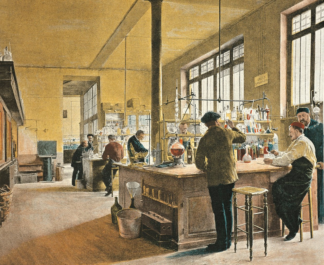 France, Paris, Municipal chemical laboratory in Paris بواسطة فرديناند جوزيف جويلدري
