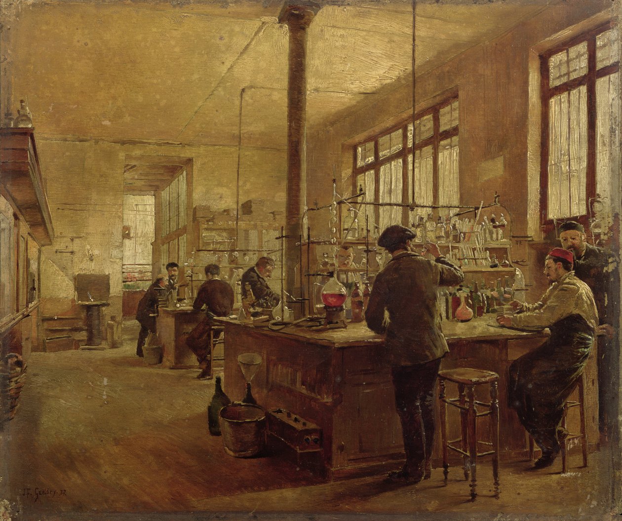 المختبر ، 1887 بواسطة فرديناند جوزيف جويلدري