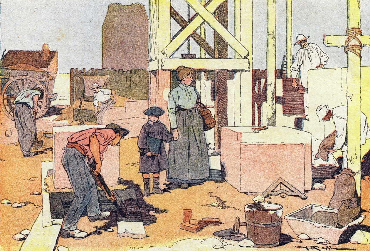 The Macon ، في كتاب صور الطفولة ، حوالي 1900 (نقش) بواسطة فرديناند رافين