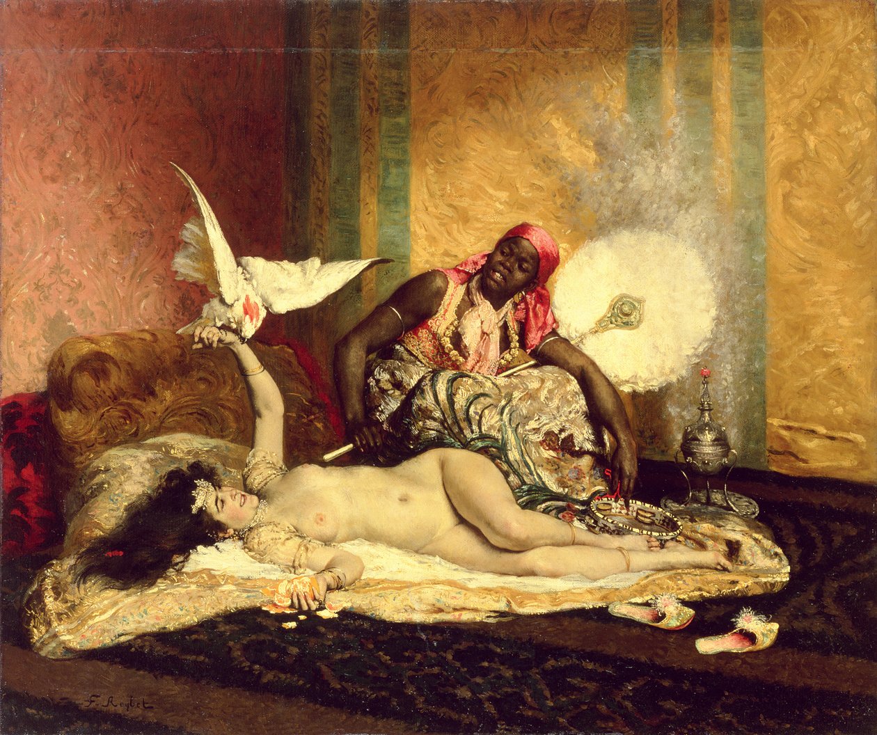 Odalisque (La Sultane) ، منتصف 1870s بواسطة فرديناند روبيت