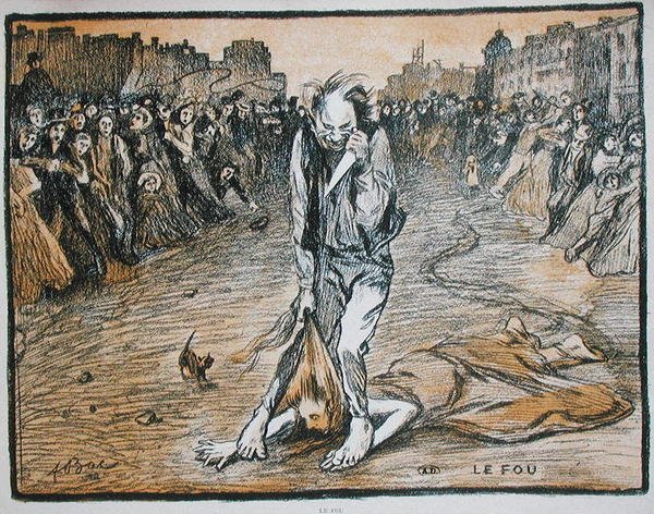 المجنون ، حوالي 1900 (ليثو) بواسطة فرديناند سيغيسموند باك
