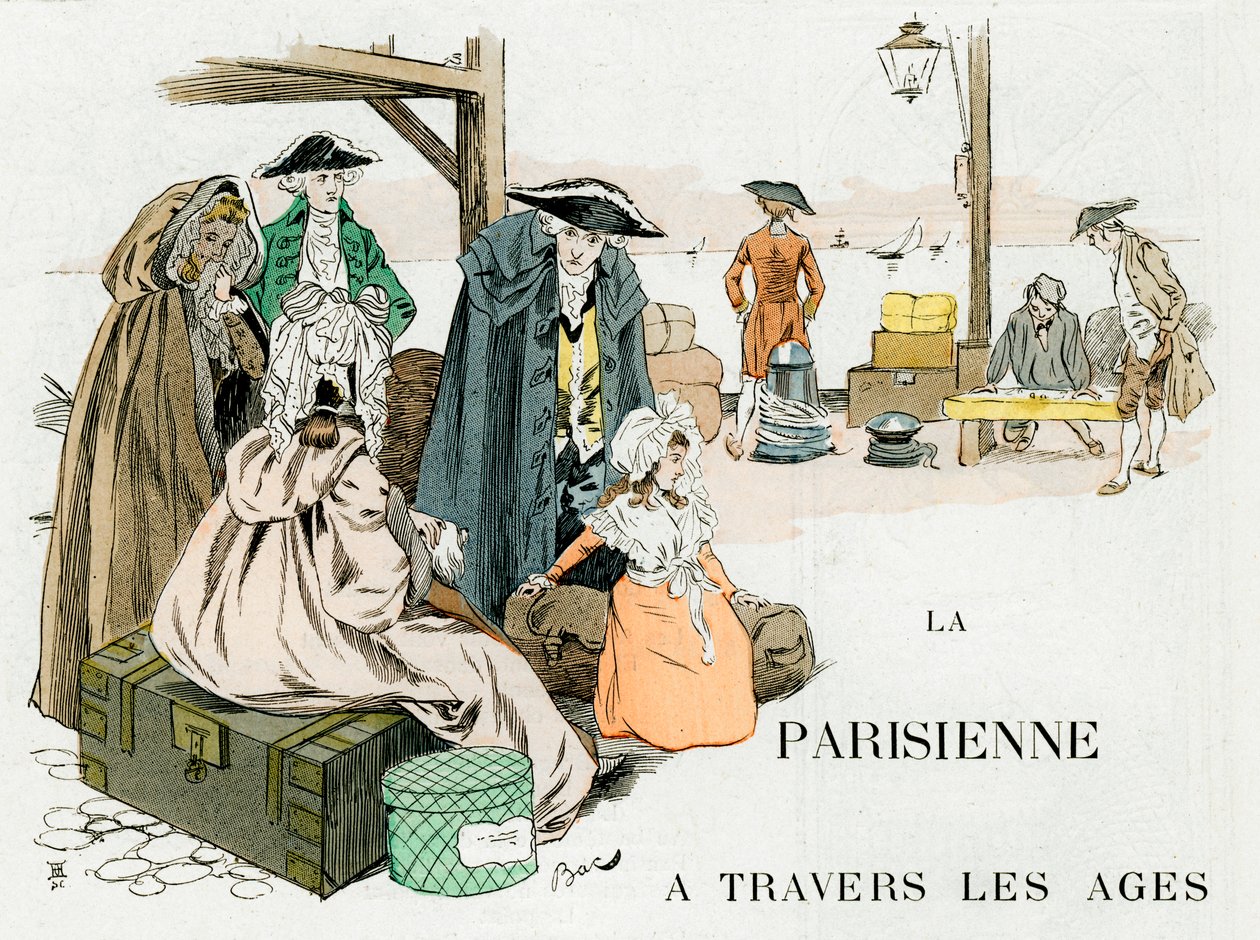 المرأة الباريسية عبر العصور ، القرن الثامن عشر ، c1880-1950. بواسطة فرديناند سيغيسموند باك