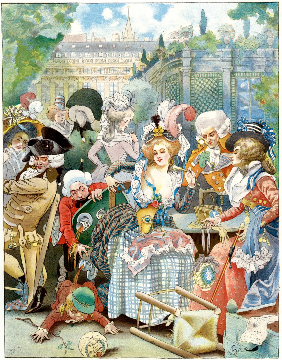 القصر الملكي ، بموجب الاتفاقية ، القرن الثامن عشر ، c1870-1950. بواسطة فرديناند سيغيسموند باك