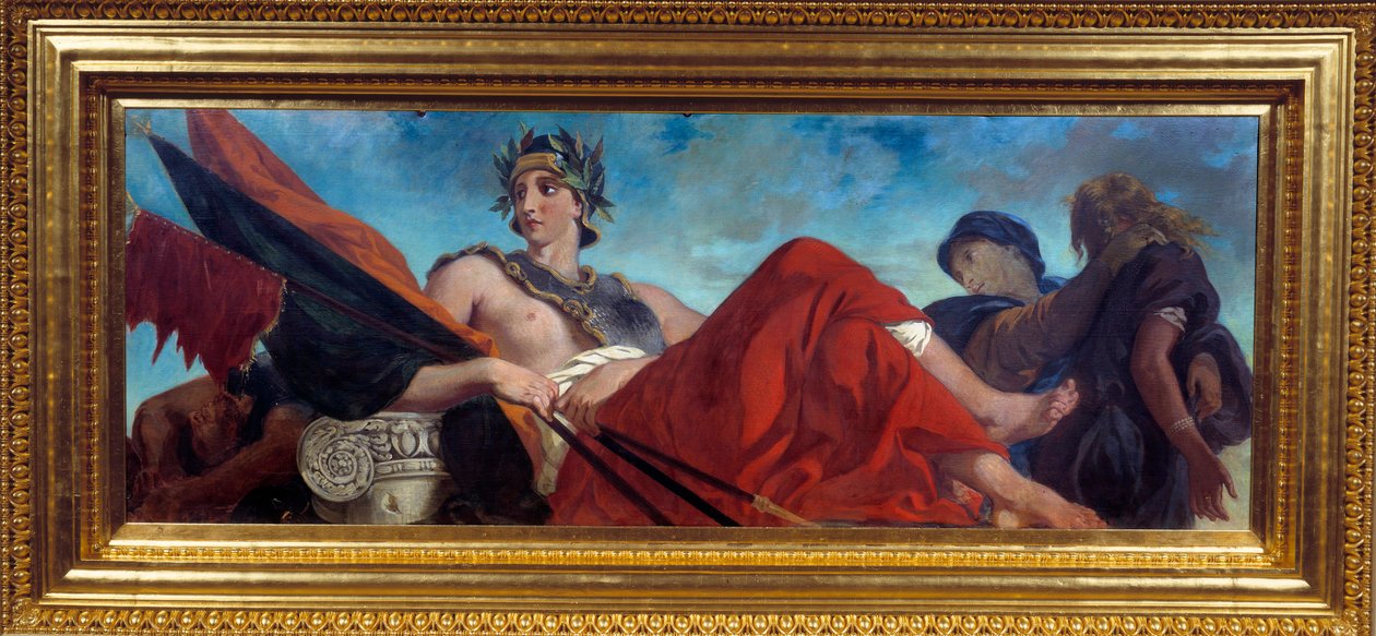 لوحة رمزية للحرب بواسطة يوجين ديلاكروا (1798-1863) بواسطة فرديناند فيكتور يوجين ديلاكروا