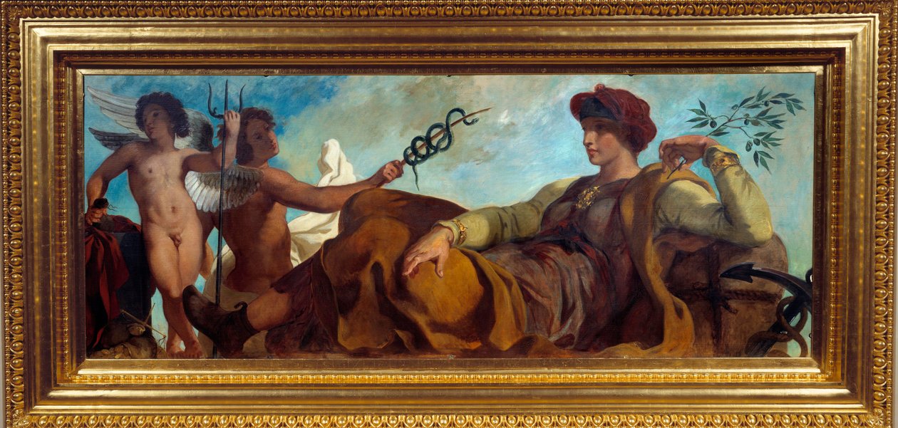 قصة صناعة الرسم بواسطة يوجين ديلاكروا (1798-1863) بواسطة فرديناند فيكتور يوجين ديلاكروا