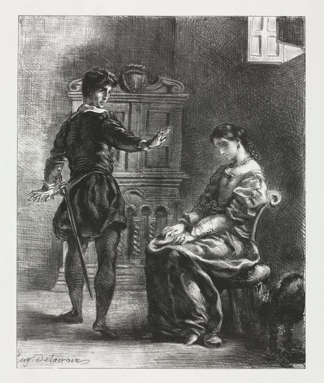 قرية: قرية وأفيليا ، 1834. بواسطة فرديناند فيكتور يوجين ديلاكروا