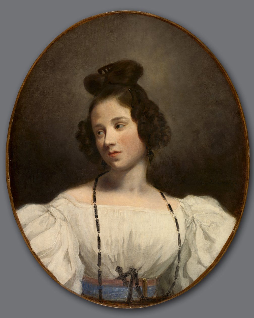 ملكة جمال الكسندر جولي دي لا بوتراي ، c.1832-1834 بواسطة فرديناند فيكتور يوجين ديلاكروا