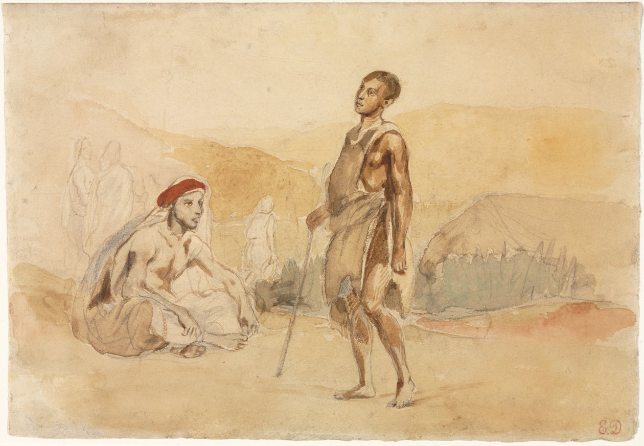 المغاربة في الريف 1832. بواسطة فرديناند فيكتور يوجين ديلاكروا
