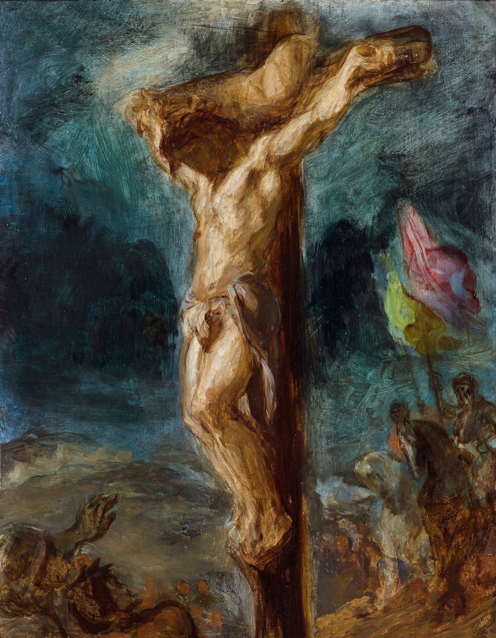 The Crucifixion par Delacroix ، يوجين (1798-1863) بواسطة فرديناند فيكتور يوجين ديلاكروا