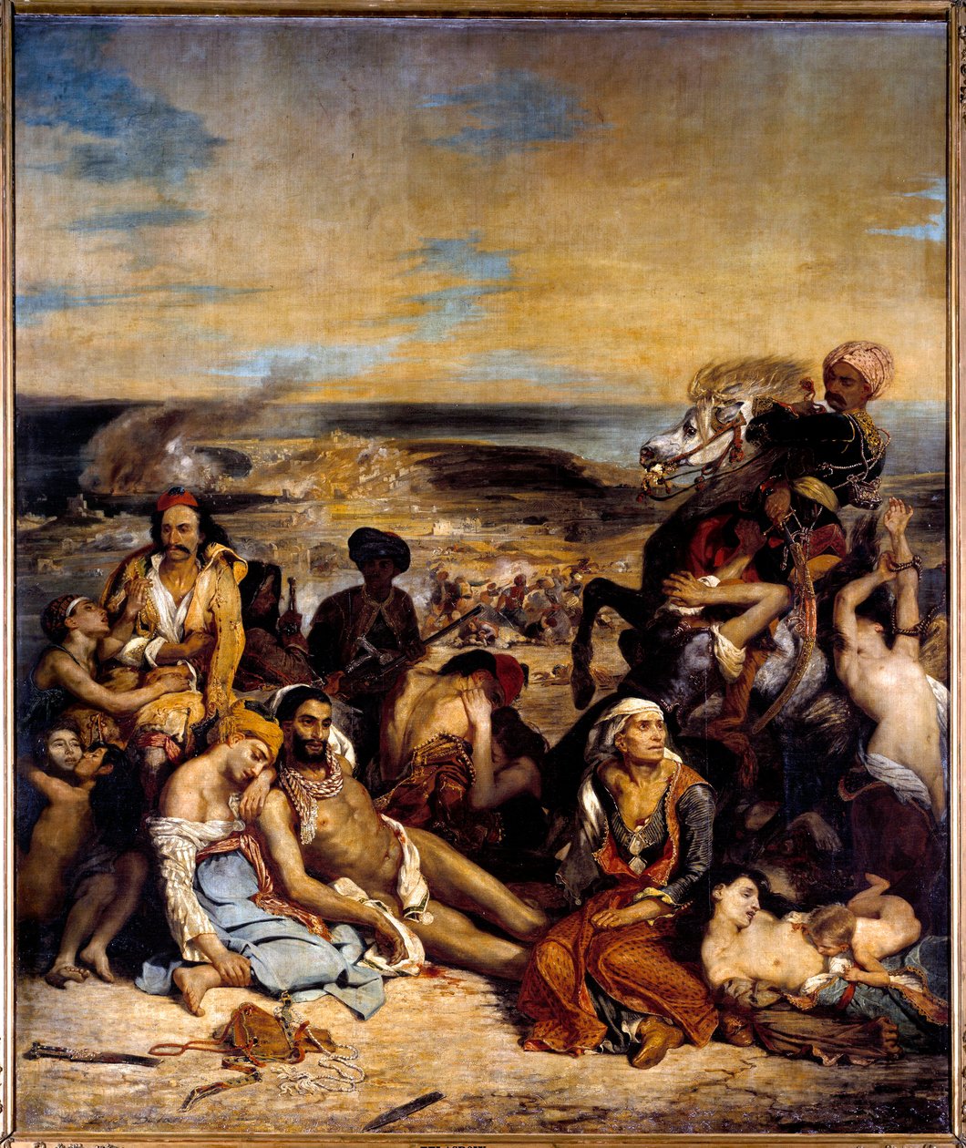مذابح Scio (1822) بواسطة فرديناند فيكتور يوجين ديلاكروا