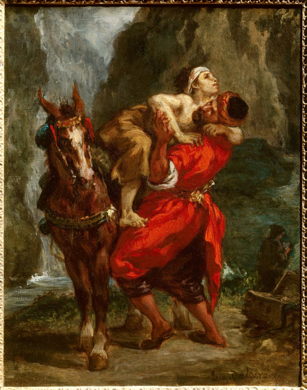 السامري الصالح. لوحة ليوجين ديلاكروا (1798-1863) بواسطة فرديناند فيكتور يوجين ديلاكروا