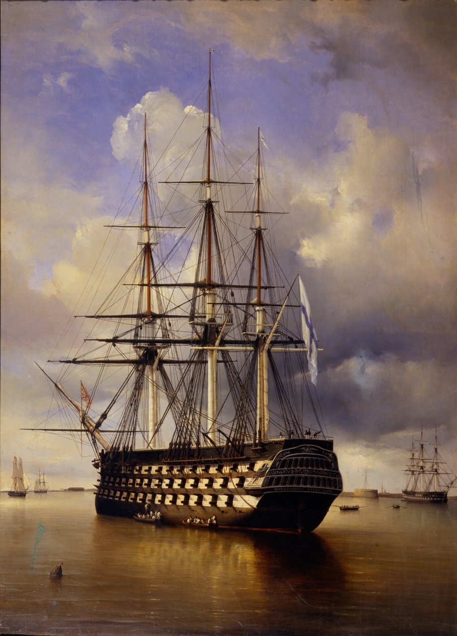 سفينة حربية روسية إمبراطور ألكسندر الأول الإمبراطور ألكسندر الأول ، 1840 بواسطة فرديناند فيكتور بيروت