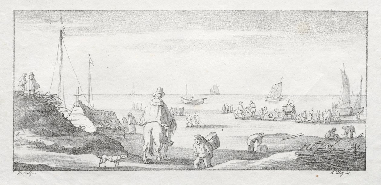 على طول الشاطئ الهولندي ، 1811-1816. بواسطة فرديناند الأكبر الطيار