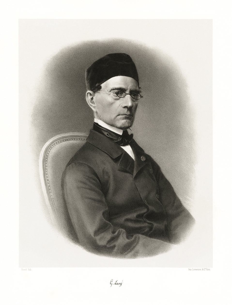 غابرييل لامي ، 1865-66 بواسطة فيريت