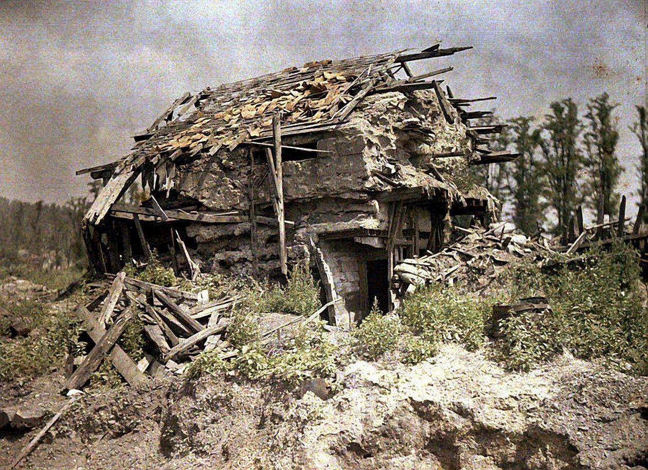Missy-sur-Aisne ، فرنسا ، 1917 (أحادية اللون) بواسطة فرناند كوفيل