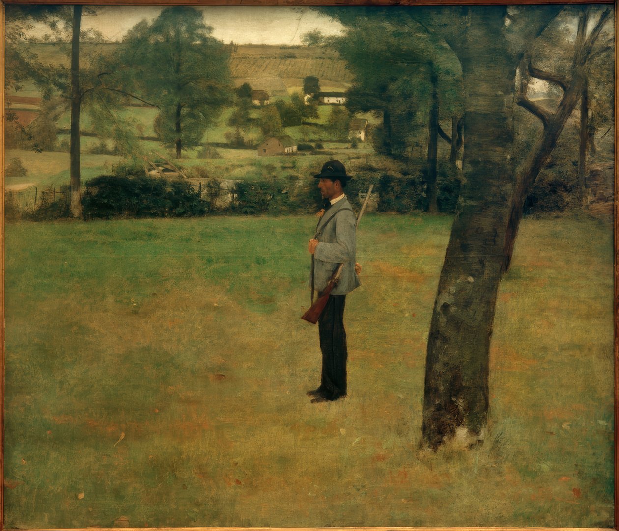 F.Khnopff ، في فوسيت. حارس اللعبة بواسطة فرناند خنوف