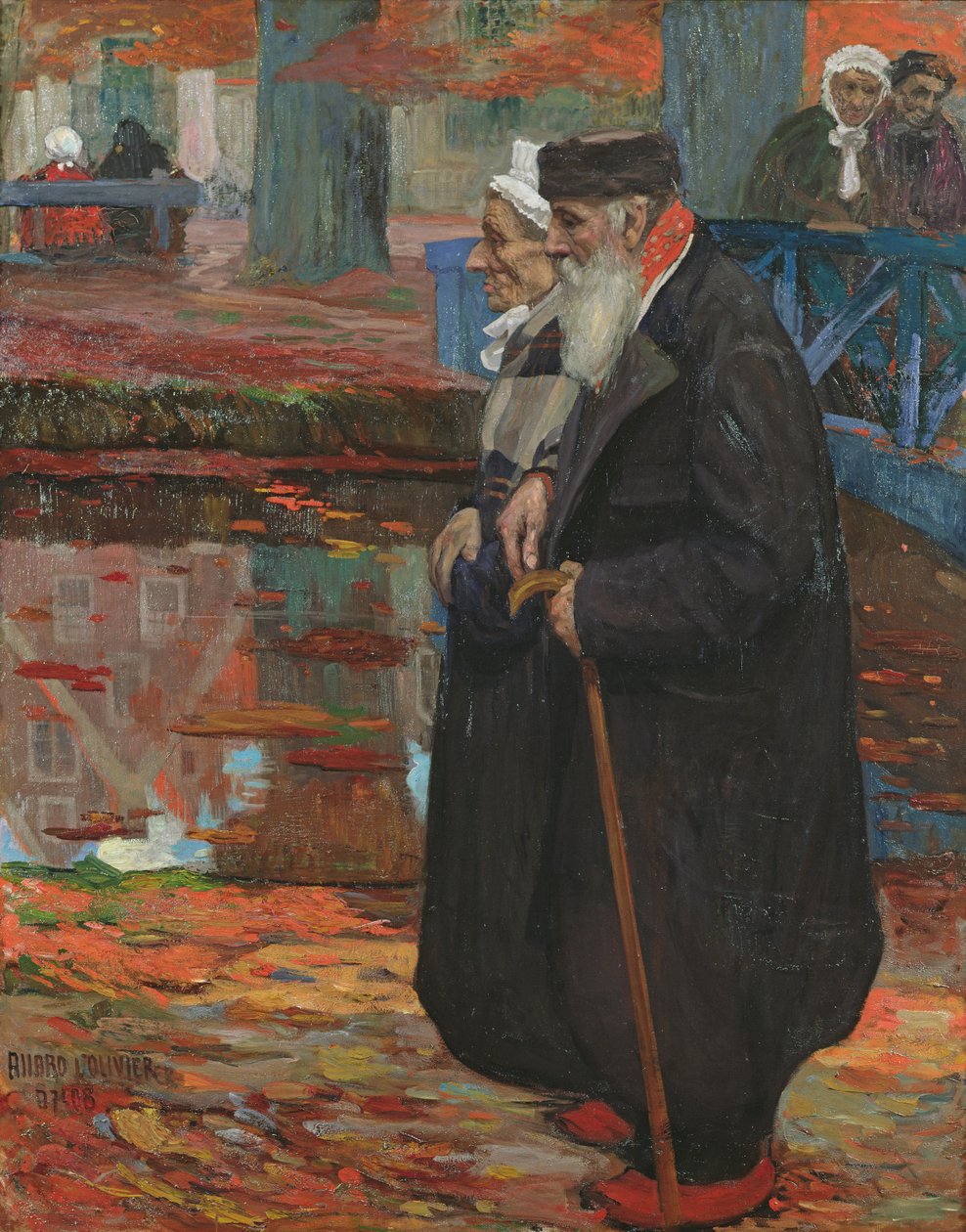 الزوجان القديمان ، 1907 بواسطة فرناند ألارد لوليفييه