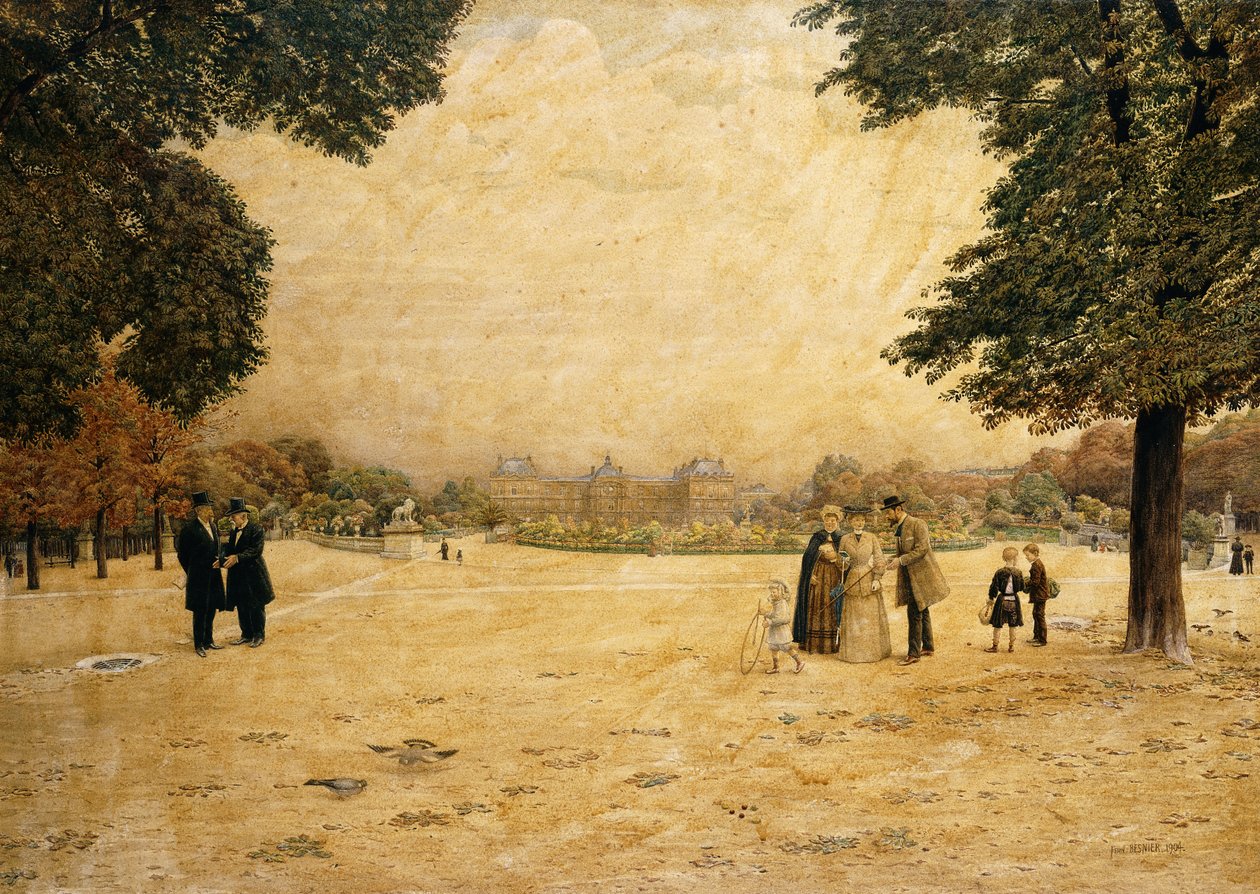 Jardin des Plantes ، باريس ، 1904 بواسطة فرناند أوغست بيسنييه