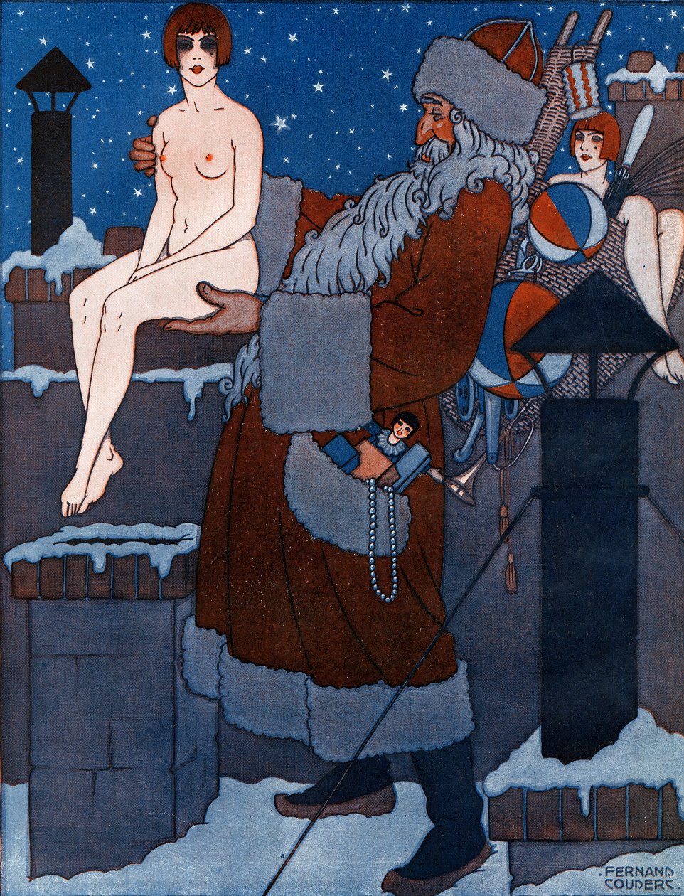 ألعاب للجميع - رسم توضيحي من La Vie Parisienne بواسطة فرناند كوديرك