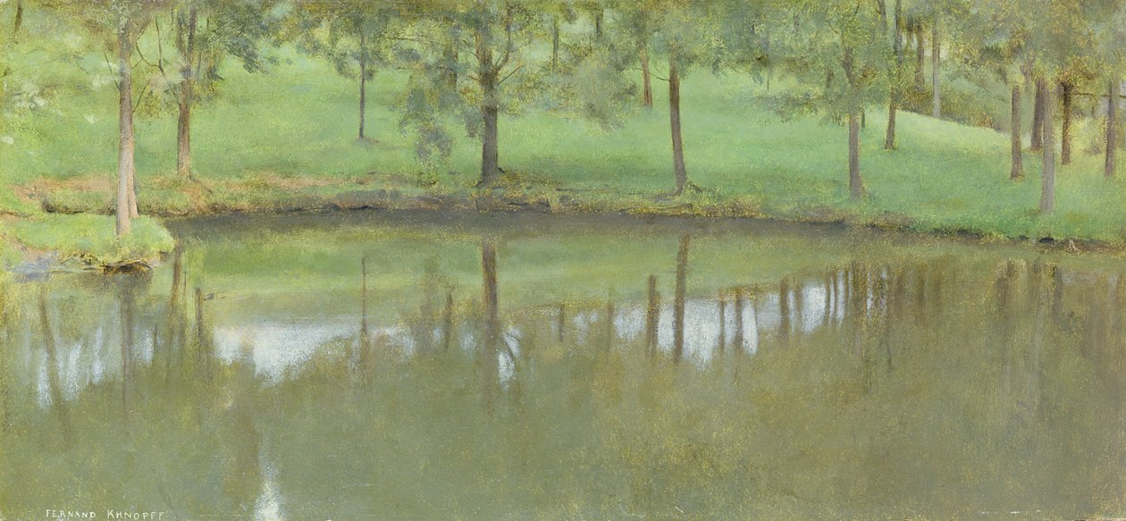 الحفريات المياه الساكنة ، ج 1894 بواسطة فرناند خنوف