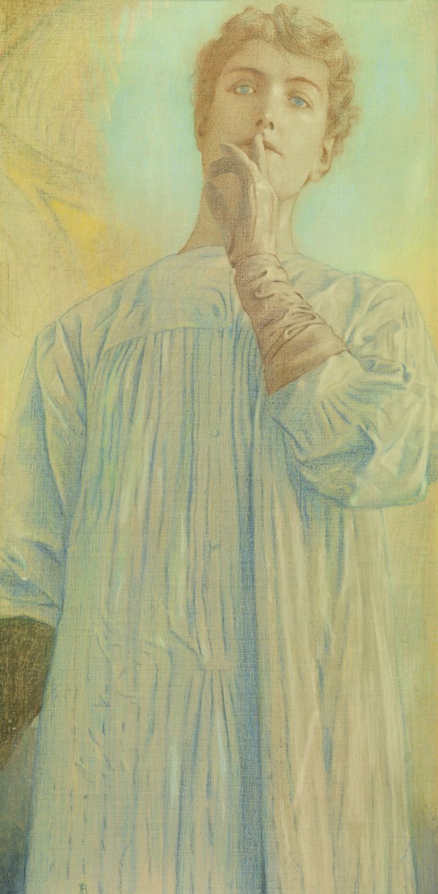 صمت ، 1890. بواسطة فرناند خنوف