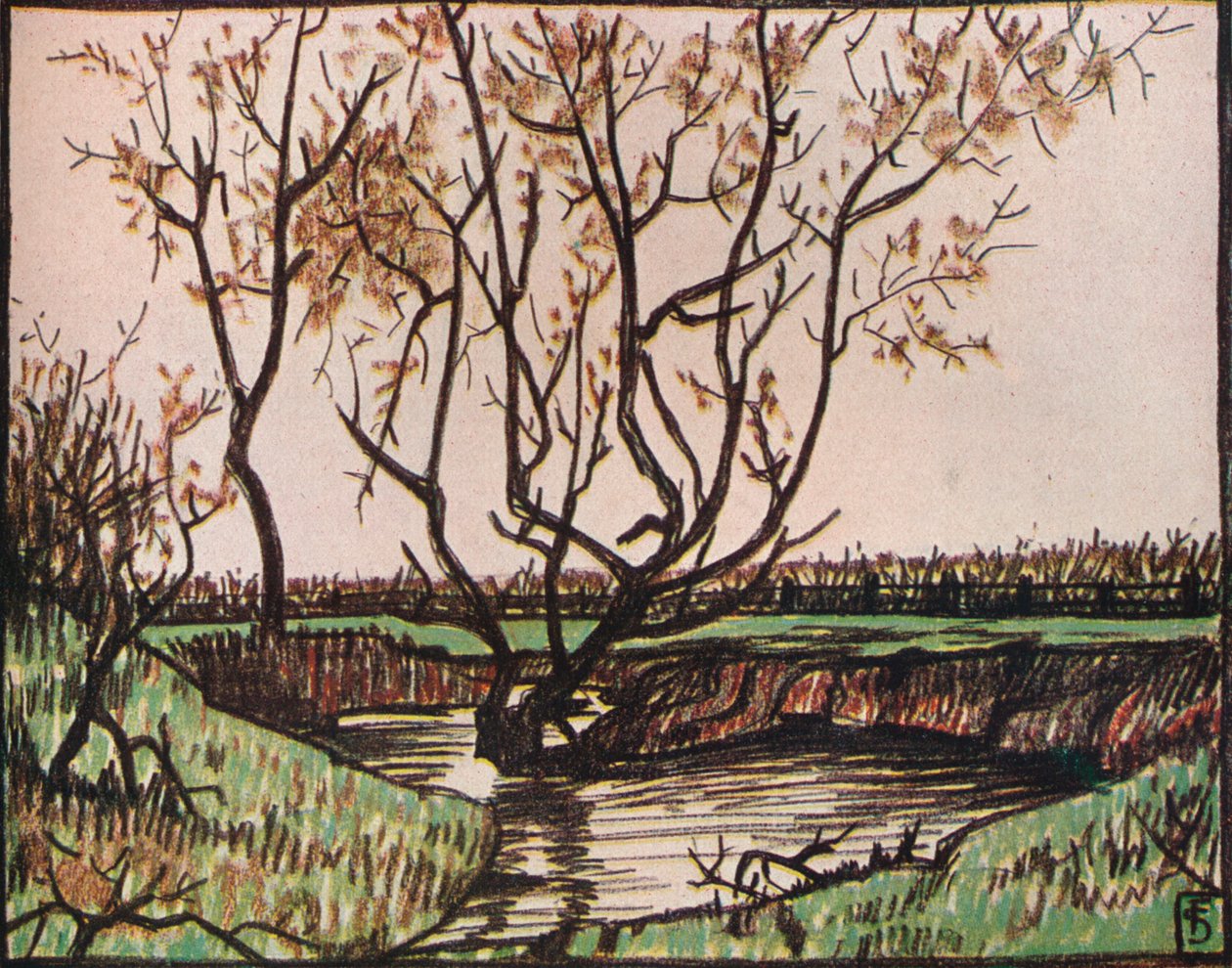 "التيار"، c1919 بواسطة فرناند سكوفلاير