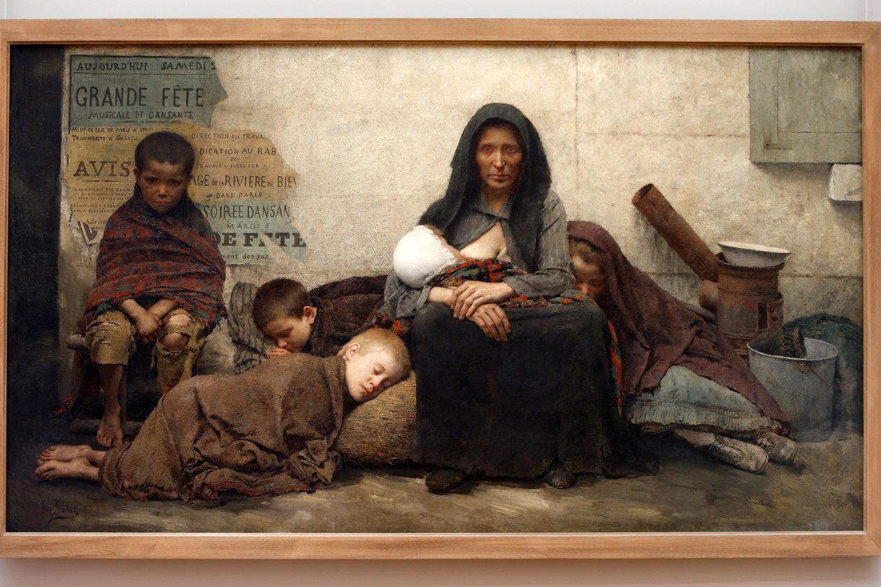 بلا مأوى ، 1883 بواسطة فرناند دي كوردوفا بيليز