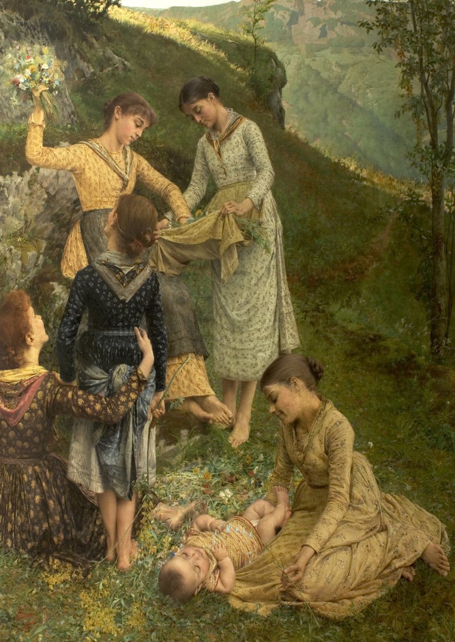 زهور كابري ، c.1887 بواسطة Filadelfo Simi