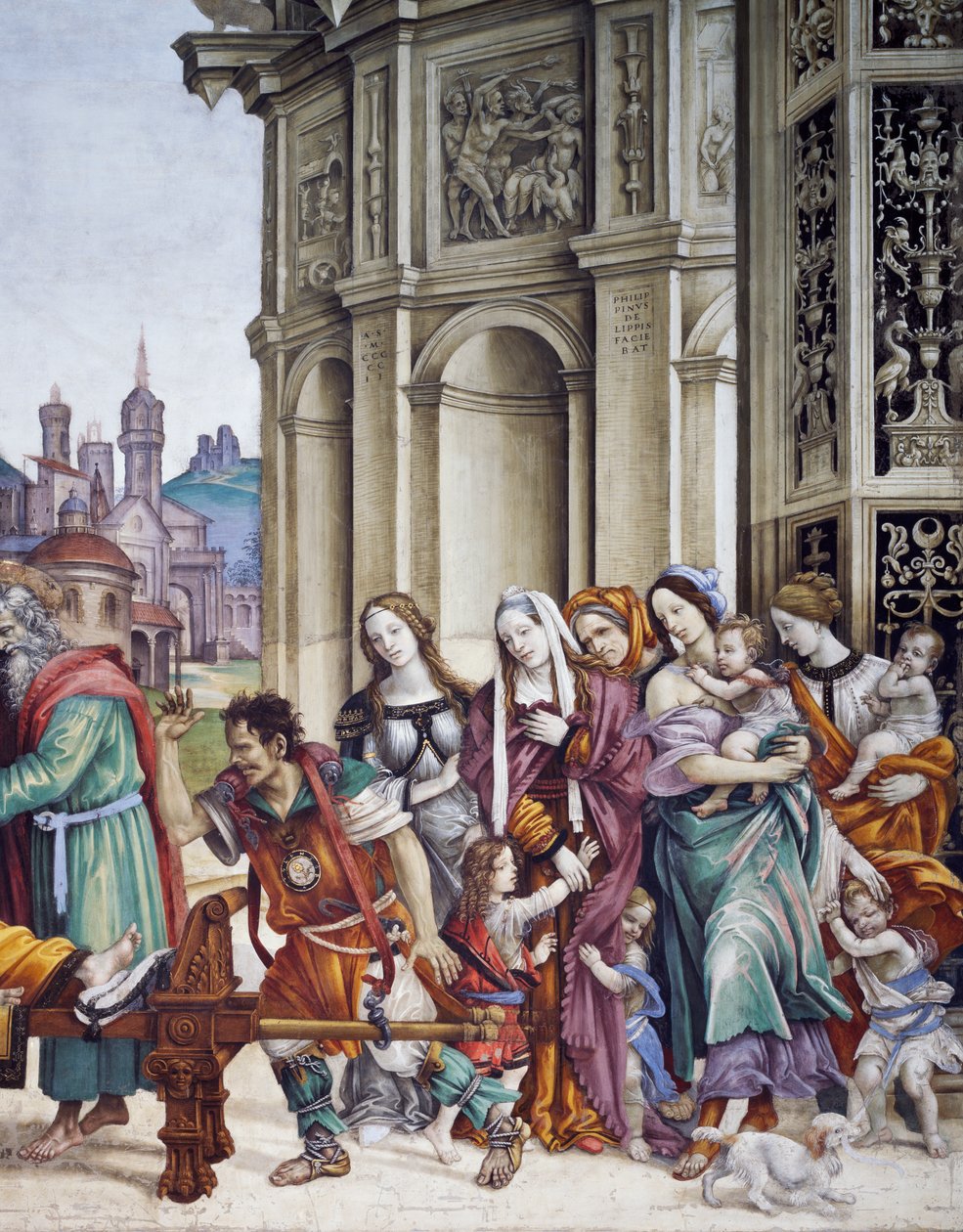Stories of St John, by Filippino Lippi بواسطة فلبيني ليبي